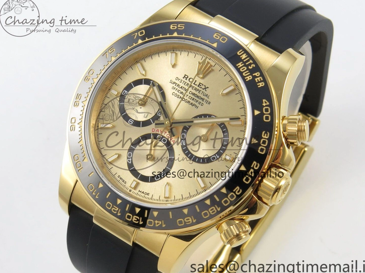 MiroTime 1223 Breathable Daytona 126518 YG Clean 1:1 Best Edition YG Dial on Oysterflex Strap DD 237